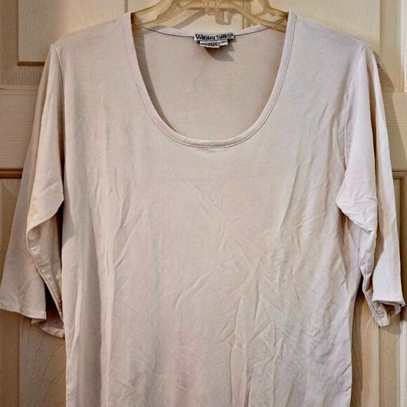 Winter Silks Womens 100% Silk Base Layer Top - Picture 1 of 4